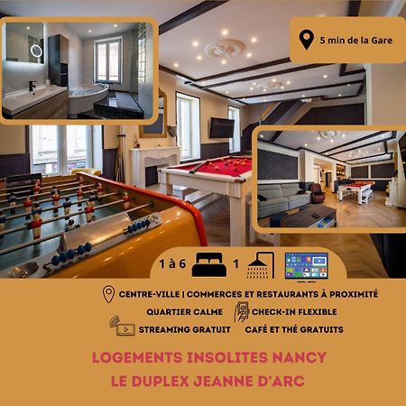 Duplex Jeanne D'Arc Billard Baby Logements Insolites Нанси Экстерьер фото